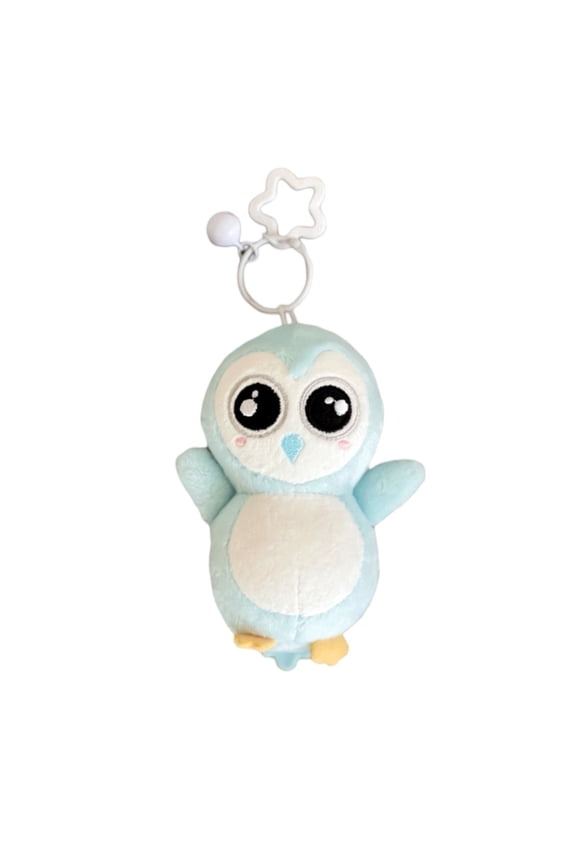 Pretzel the Penguin Plush Keychain Charm, 4.5 Inch, Soft Stuffed Animal, Cute Penguin Gift for Girls and Boys