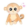 thumbnail image 1 of PretziPals Plush Monkey Stuffed Animal, 1 of 9
