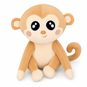 PretziPals Cute Plush Monkey Stuffed Animal, 10 inches