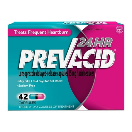 Prevacid 24HR Lansoprazole Delayed-Release Capsules (Pack of 10)