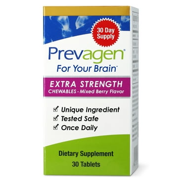 Prevagen Extra Strength Chewable Tablets, Mixed Berry, 30 Ct
