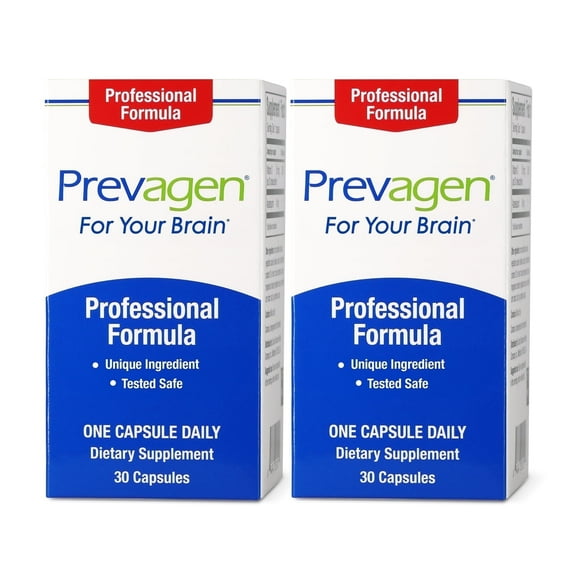 Prevagen Professional Formula Capsules, 30ct 2 Pack, Prevagen with Apoaequorin & Vitamin D