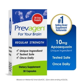 Prevagen Regular Strength Capsules with Apoaequorin for Your Brain , 30 Count