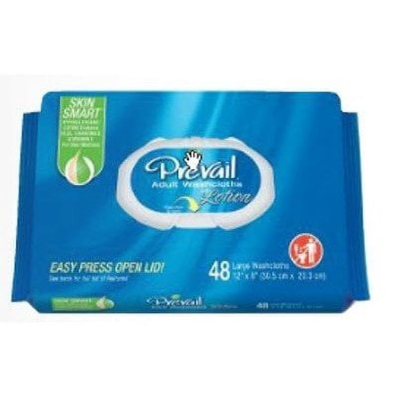 Prevail Adult Care Washcloths 48 Each - (Pack of 3)
