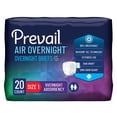 thumbnail image 1 of Prevail Air Overnight Adult Incontinence Brief Size 1 / Medium Heavy Absorbency Overnight, NGX-012/1, 58, 20 Ct, 1 of 9