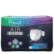 Prevail Air Overnight Incontinence Brief 2 Breathable, NGX-013, Overnight, 72 Ct