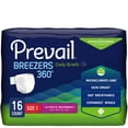 thumbnail image 1 of Prevail Breezers 360 Incontinence Brief 1 Winged, PVBNG-012, Ultimate, 16 Ct, 1 of 5