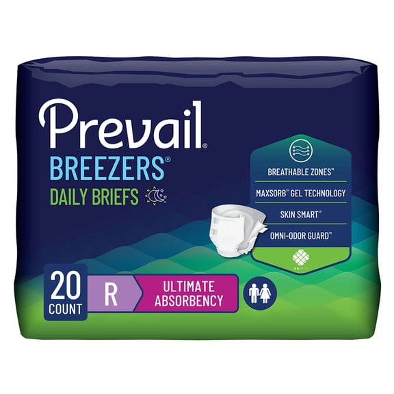 Prevail Breezers Protective Underwear, Ultimate Absorbency, Regular, 20 count