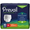 thumbnail image 1 of Prevail Daily Unisex Adult Disposable Protective Underwear, 4 Packs, Medium, Maximum Absorbency, 80 Count, 1 of 5
