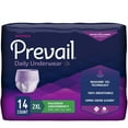 thumbnail image 1 of Prevail Daily Underwear Disposable Underwear Female Pull On with Tear Away Seams 2X-Large, PWC-517, Maximum, 56 Ct, 1 of 8