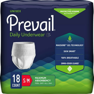 Prevail Per-Fit Adult Underwear, MEDIUM, Heavy Absorbency, Pull On, PF-512  - 80 Ct.