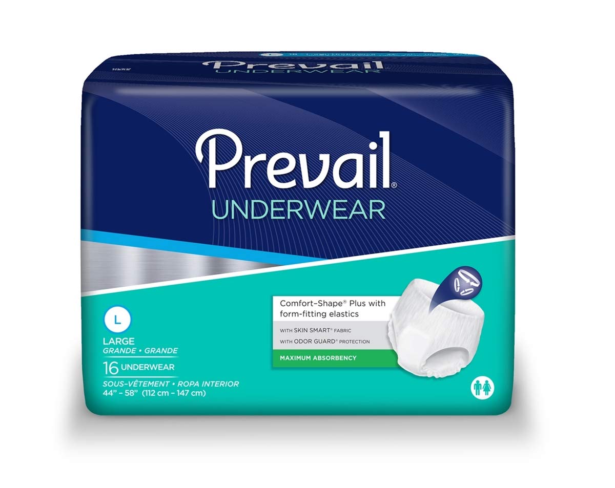 Prevail Incontinence Protective Underwear, Maximum Absorbency, Large
