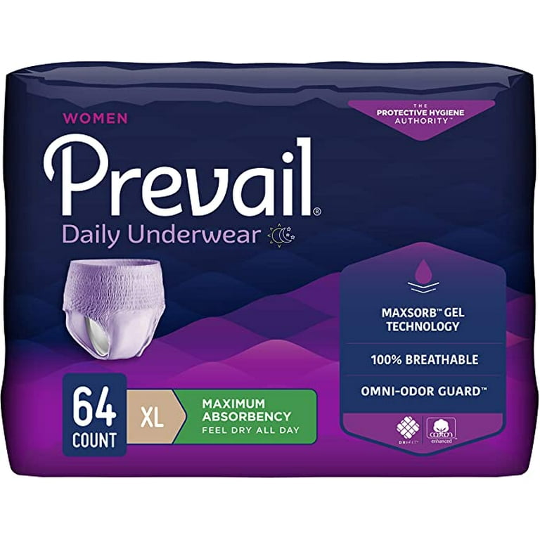 Prevail Protective Underwear for Women, High Absorbency, X-Large