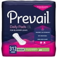 thumbnail image 1 of Prevail Incontinent Pad 7.5" Length Pant Liner PV-926, Very Light, 1 of 6