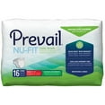 thumbnail image 1 of Prevail Nu-Fit Daily Briefs, incontinence, Disposable, Maximum Absorbency, Medium, 16 Count, 6 Packs, 96 Total, 1 of 4