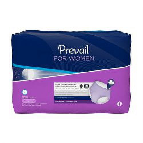 Prevail Disposable Adult Overnight Underwear, Heavy Absorbency