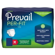 Prevail Per-Fit Adult Briefs Maximum Plus Absorbency, Medium CS/80
