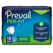 Prevail Per-Fit Adult Heavy Absorbency Brief, Large, 72 Ct