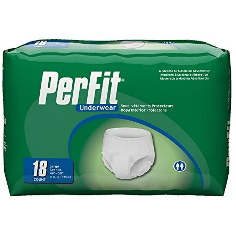 Prevail Maximum Absorbency Incontinence Underwear for Women, Large, 18 Count