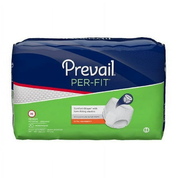 Prevail Per-Fit Pull On Medium Disposable Heavy Absorbency