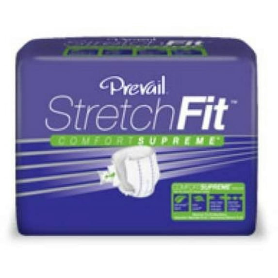 Prevail Stretchfit Adult Brief, SIZE B, Heavy Absorbency, SF-B - Case of 96