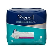 Prevail Unisex Breezers 360 Maximum Absorbency Incontinence Briefs, Size 3, 15 Count
