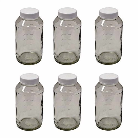 Preval Preval 269 Glass Jar, 6-Ounce (6 Jars) Jar