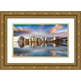 thumbnail image 1 of Preve, Beatrice  14x10 Gold Ornate Wood Framed with Double Matting Museum Art Print Titled - Color NY View, 1 of 4