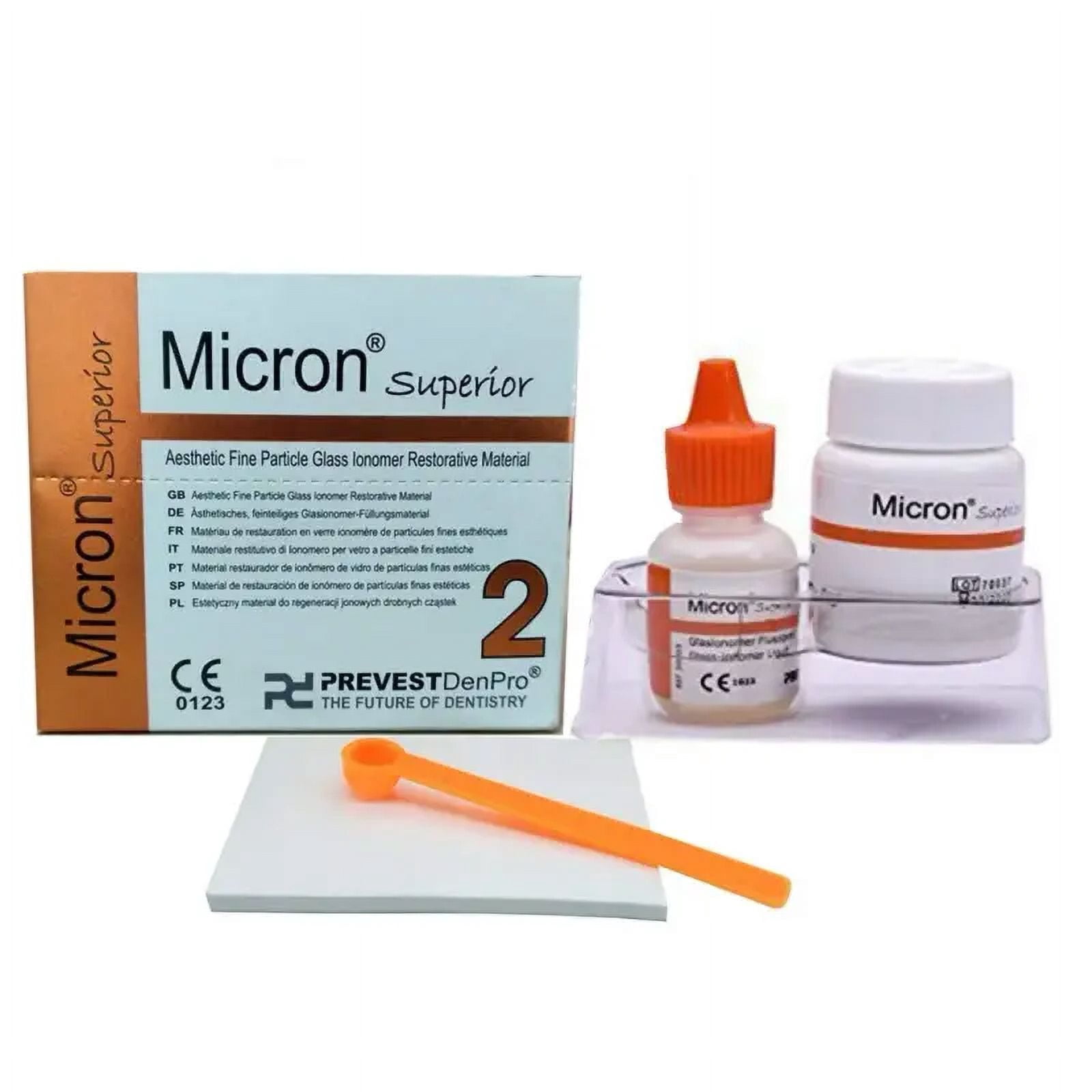 Prevest Denpro Micron Superior2 Glass Ionomer Dental Cement Permanent Resto GIC