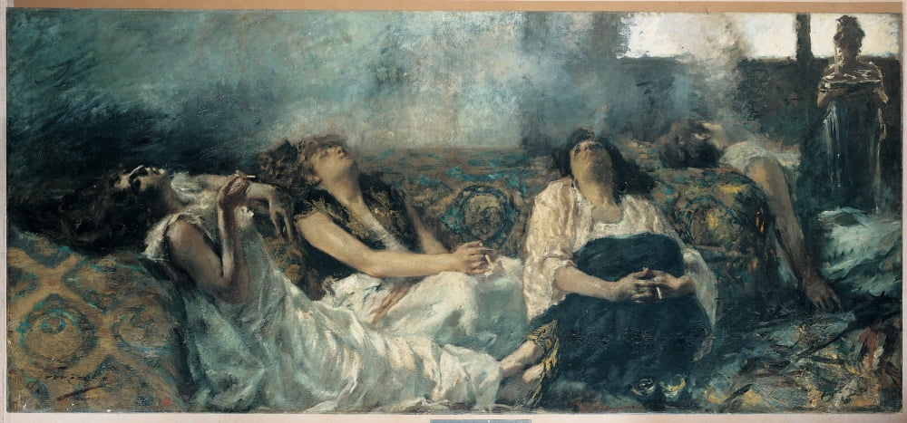 Previati Gaetano Canvas Art - (36 x 24)