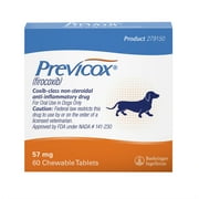 Previcox (Firocoxib) Anti-Inflammatory Chewable Tablets for Dogs, 57mg