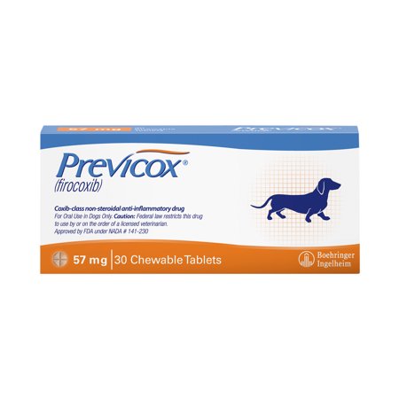 Previcox (Firocoxib) Anti-Inflammatory Chewable Tablets for Dogs, 57mg