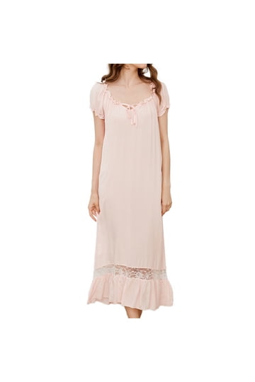 white christmas dresses Salua Lingerie Classic Sleep Shirt in Woven Cotton