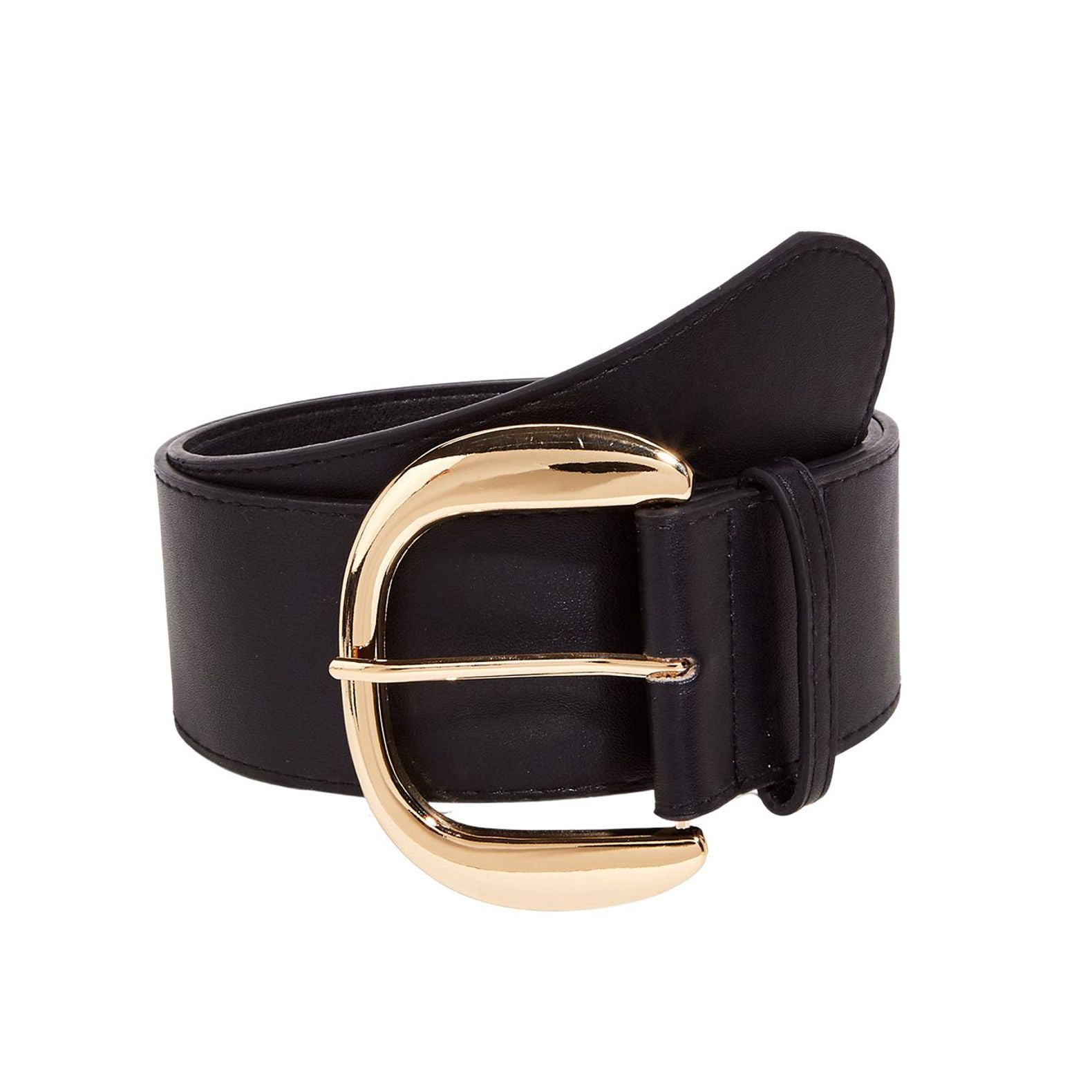 Vintage Leather Waist Belts with Square Buckle - Black and Burgundy Buy Men main image 3