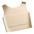 thumbnail image 1 of Previn Women's Sports Bras Sheer Tank Top Sleeveless Crop Top Soft Basic Spandex Padded Casual Scoop Neck Fall Vest Nude Small, 1 of 5