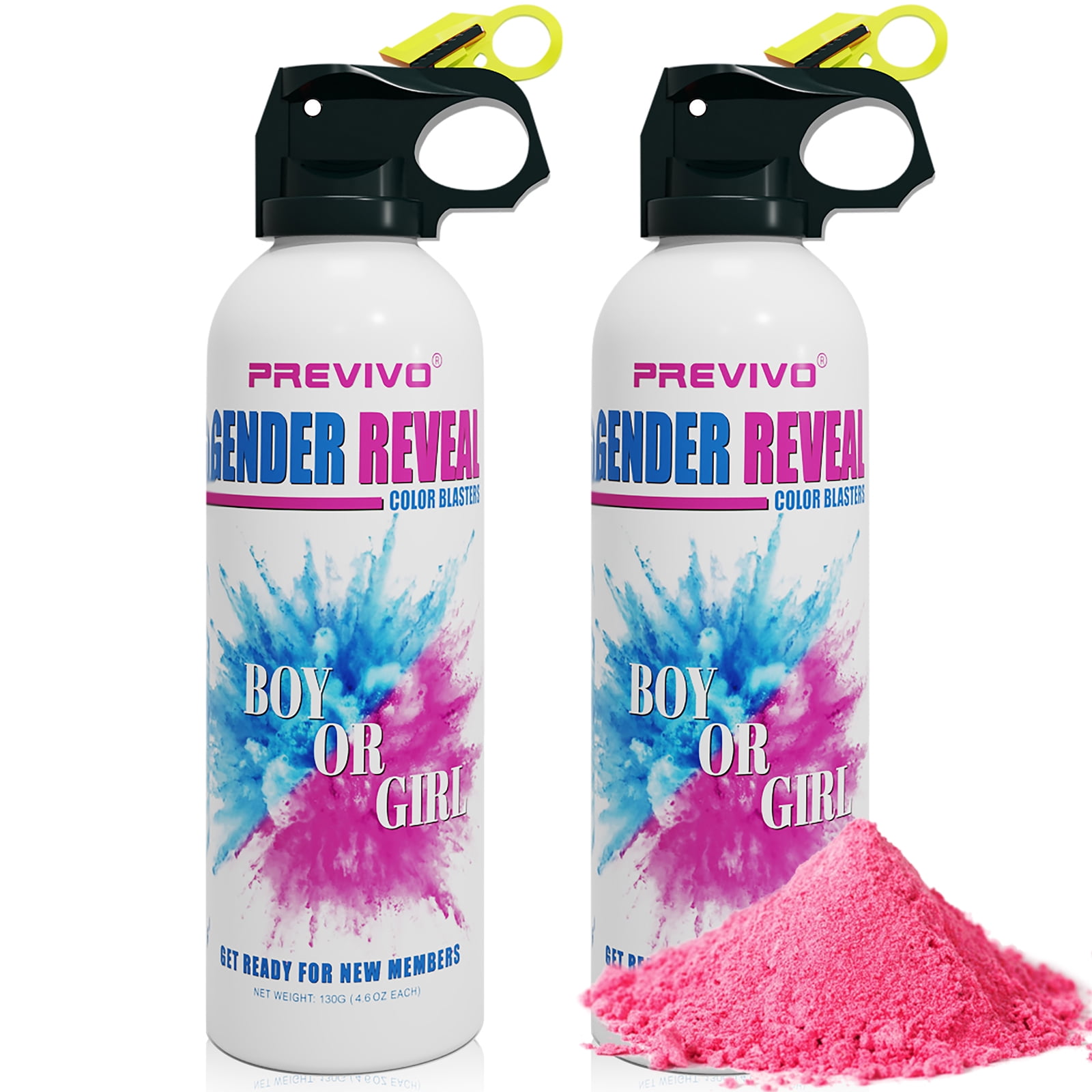 Previvo Gender Reveal Fire Extinguisher Set 2 Pcs Bule Gender Reveal