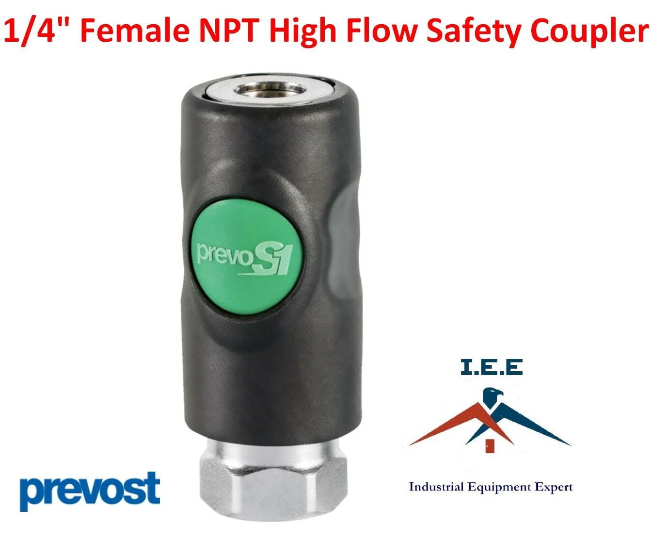 Prevost Schnellkupplung ERC 071201 - High Flow Euro Stil Mit 1/4" NPT Gewinde