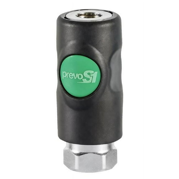 Prevost PRVESI071202 0.37 in. Body High Flow & 0.37 in. Female NPT Safety Coupling