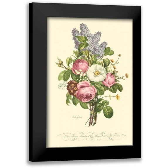 Prevost, T.L. 13x18 Black Modern Framed Museum Art Print Titled - Plentiful Bouquet III