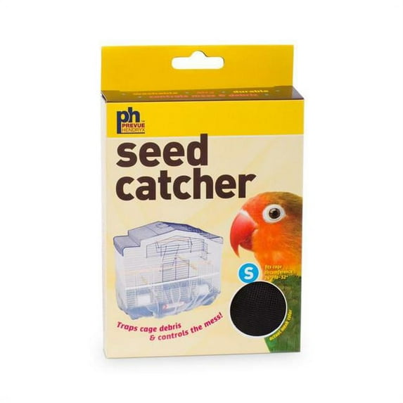 Prevue 821B 8 in. Mesh Bird Cage Seed Catcher, Black
