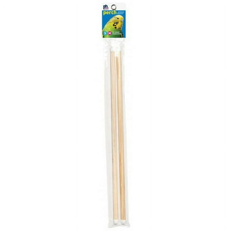 Prevue Birdie Basics Perch - Small/Medium Birds 16"L x 7/16"W - 2/PK (9 Packages)