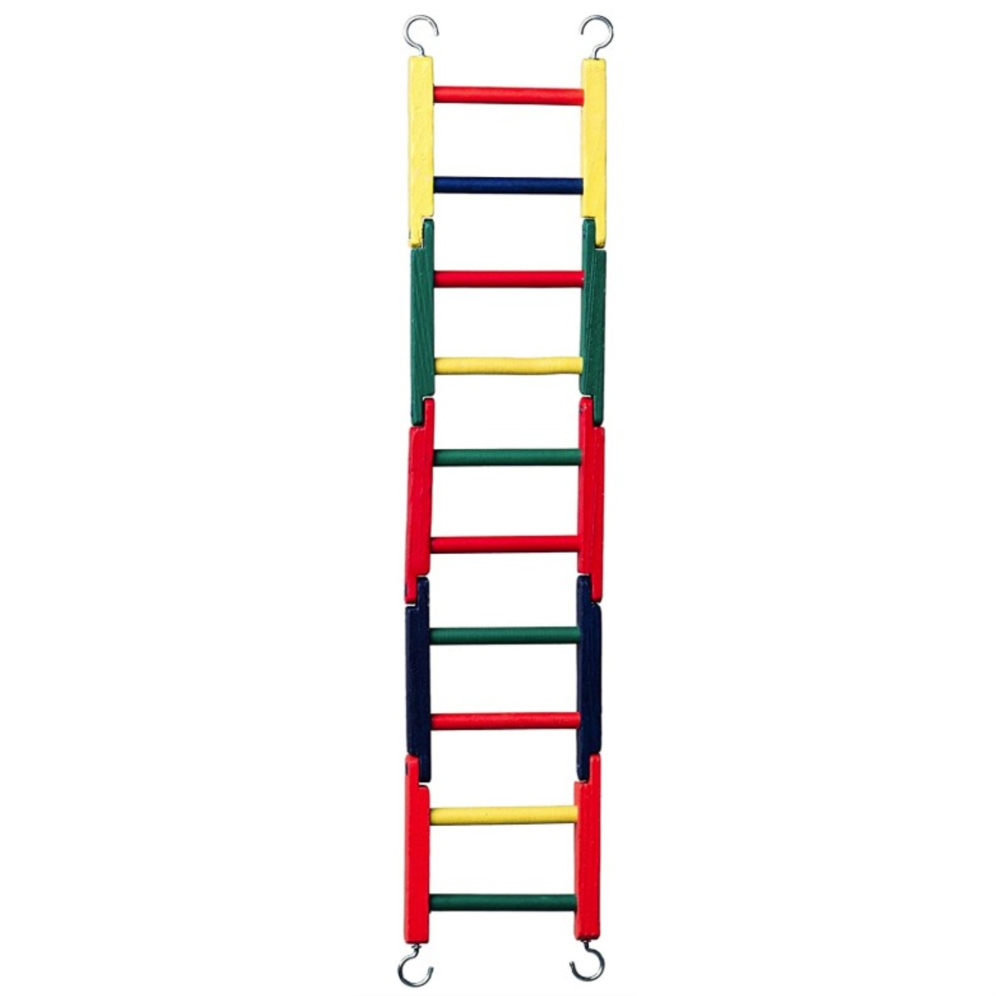 Prevue Carpenter Creations Jointed Wood Bird Ladder 20" Long Multicolor