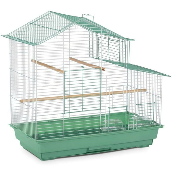 Cockatiel House Bird Cage Single Pack - Green