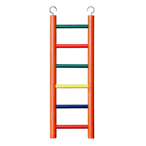 Prevue Hendryx 6-rung Wood Bird Ladder - Multi-color