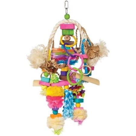 Prevue Hendryx 62376 Bodacious Bites Explosion Toy, Multi-Color, Large