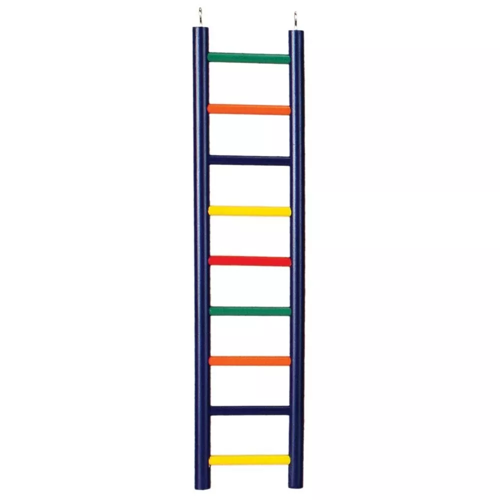 Prevue Hendryx 9-rung Multi-color Wood Bird Ladder FD&C OK **USA SELLER** Toy