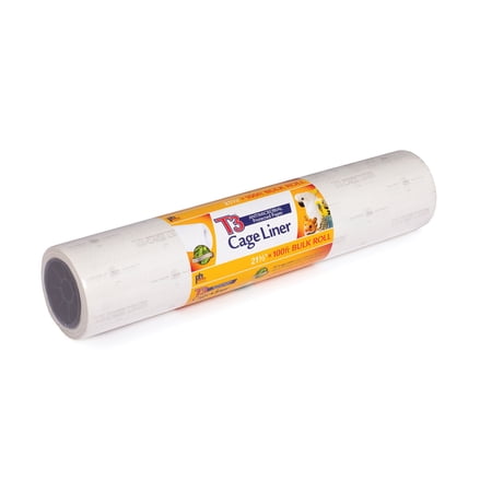 Prevue Hendryx Pet Products T3 Antimicrobial Cage Liner, 21-1/2-Inch by 100-Feet
