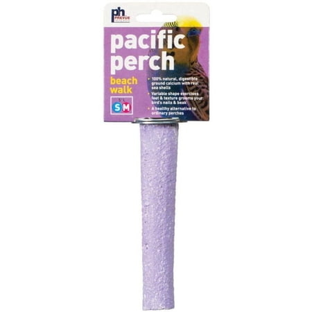 Prevue Pacific Perch Beach Walk Bird Perch Colors Vary [Bird, Perches Plastic & Other] Small - 5" Long - (Small-Medium Birds)