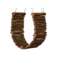 thumbnail image 1 of Prevue Pet Products Natural Large Wonder Walk Bird & Small Animal Ladder - Wooden Cage Accessories for Climbing, Exercise, Hanging Activity Bridge for Birds, Hamsters, Gerbils & Mice, 1 of 12