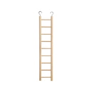 Prevue Pet Products 2.63 in Hanging Pine Wooden Bird Net Ladders with 9-rung Bird Ladder Beige, 14-1/2-inch, (1 Pack)